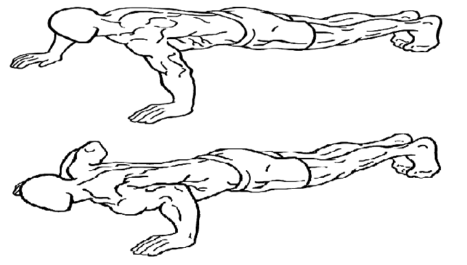 wide pushup exercise