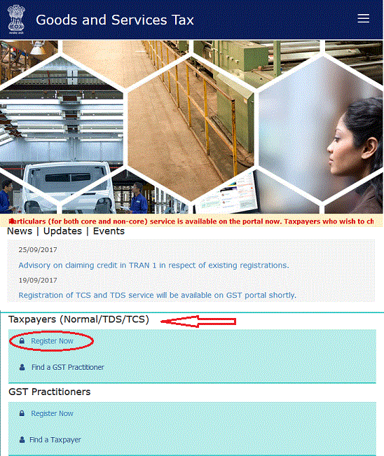 GST registration online india hindi