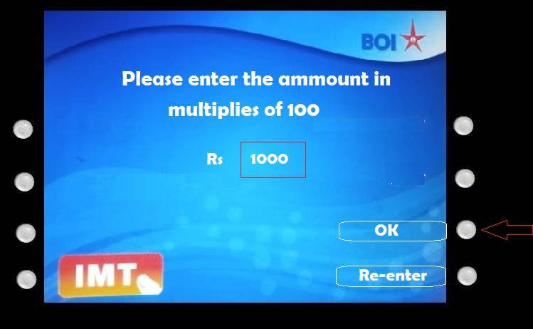 Enter Ammount